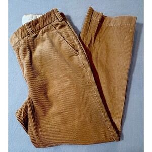 Orvis Pants Mens 34 Corduroy Classic Fit Straight Leg Camel Casual 100% Cotton